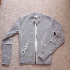 club monaco women's wool gray sweater